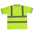 Fluorescent short sleeve safety t shirts